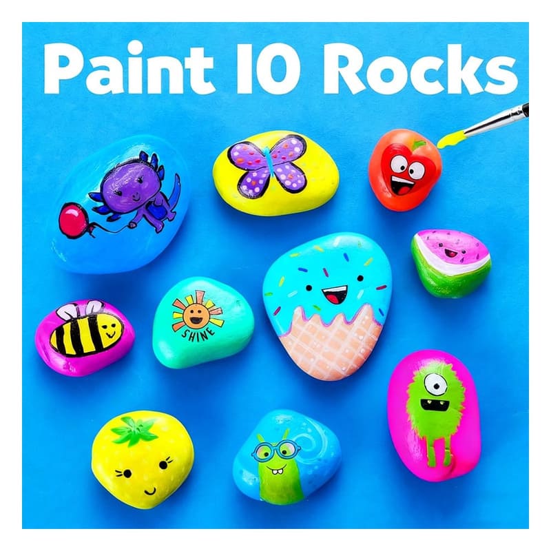 Rock art kit for kids – wholesale oem/odm kids craft set stitching detail
