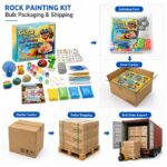 Rock painting craft kit for kids – wholesale oem/odm kids craft set size reference