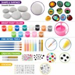 Rock painting set for kids – wholesale oem/odm kids craft set front side back view