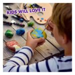 Space themed rock painting kit for kids – wholesale oem/odm kids craft set design detail