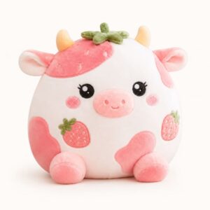 Strawberry Cow Plush Toy for B2B wholesale and OEM promotional plush projects
