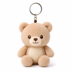 Teddy Bear Plush Keychain for B2B wholesale and OEM plush accessory projects