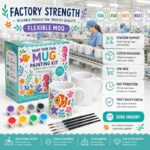 Under-the-sea mug painting kit design detail