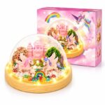 Unicorn fairy garden night light kit for kids – wholesale oem/odm craft gift set front view