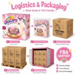Unicorn fairy garden night light kit for kids – wholesale oem/odm craft gift set stitching detail