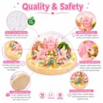 Unicorn fairy garden night light kit for kids – wholesale oem/odm craft gift set embroidered detail
