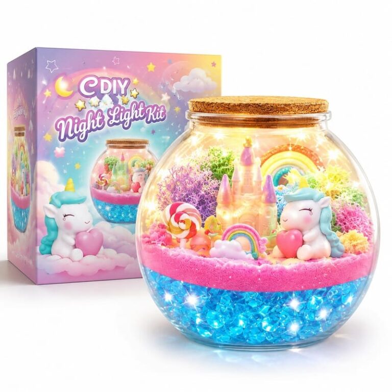 Unicorn Light Up Terrarium Kit for Kids – Wholesale OEM/ODM Craft Gift Set