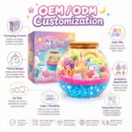 Unicorn light up terrarium kit for kids – wholesale oem/odm craft gift set wing detail