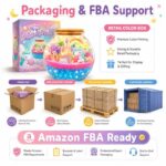 Unicorn light up terrarium kit for kids – wholesale oem/odm craft gift set stitching detail
