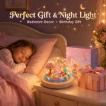 Unicorn miniature garden night light kit for kids – wholesale oem/odm craft gift set front side back view