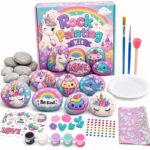 Unicorn rock painting kit for kids – wholesale oem/odm kids craft set front view