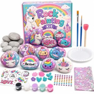 Unicorn Rock Painting Kit For Kids complete kit for B2B wholesale and OEM projects
