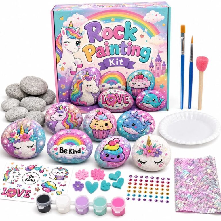 Unicorn Rock Painting Kit For Kids – Wholesale OEM/ODM Kids Craft Set