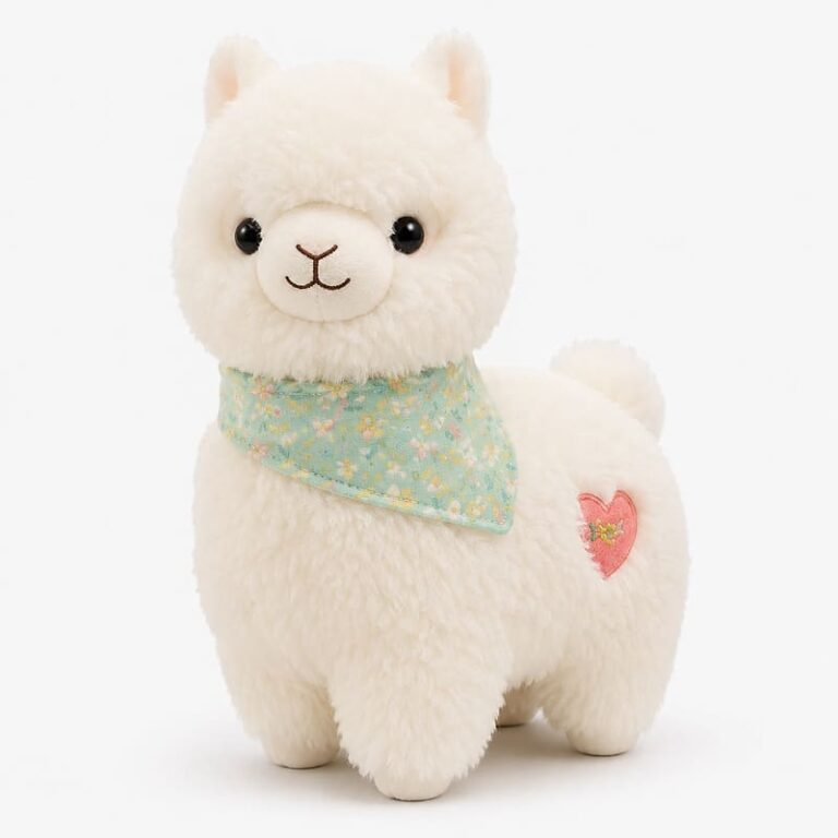 White Alpaca Plush Toy for Wholesale Gift and Retail Programs