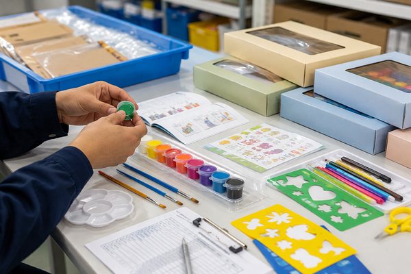 DIY painting and craft kits quality control inspection
