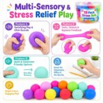 18-Pack Sensory Stress Ball Set size and dimensions