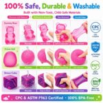 3-Piece Sensory Fidget Toy Set color and texture detail