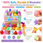 30-Piece Mochi Squishy Toy Set color and texture detail