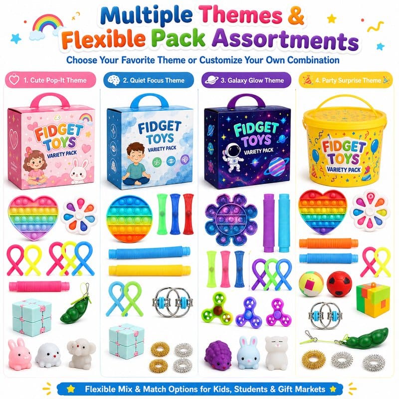 33-Piece Fidget Toy Variety Pack activity feature detail