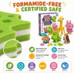 3D Animal EVA Foam Puzzle Set printing detail