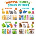 3D Animal EVA Foam Puzzle Set custom artwork detail