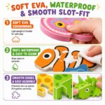 3D Animal EVA Foam Puzzle Set size and dimensions