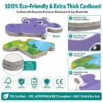 3D Animal Picture Paper Puzzle Set printing detail