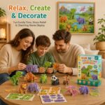 3D Animal Picture Paper Puzzle Set completed puzzle view