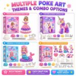 3D Unicorn Poke Art Kit size and dimensions