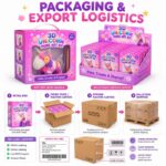 3D Unicorn Poke Art Kit finished craft example