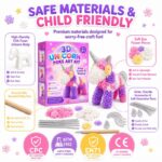 3D Unicorn Poke Art Kit custom artwork detail
