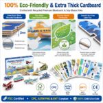 3D Vehicle Adventure Paper Puzzle Set printing detail