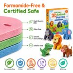 3D Zoo Animal EVA Foam Puzzle Set printing detail