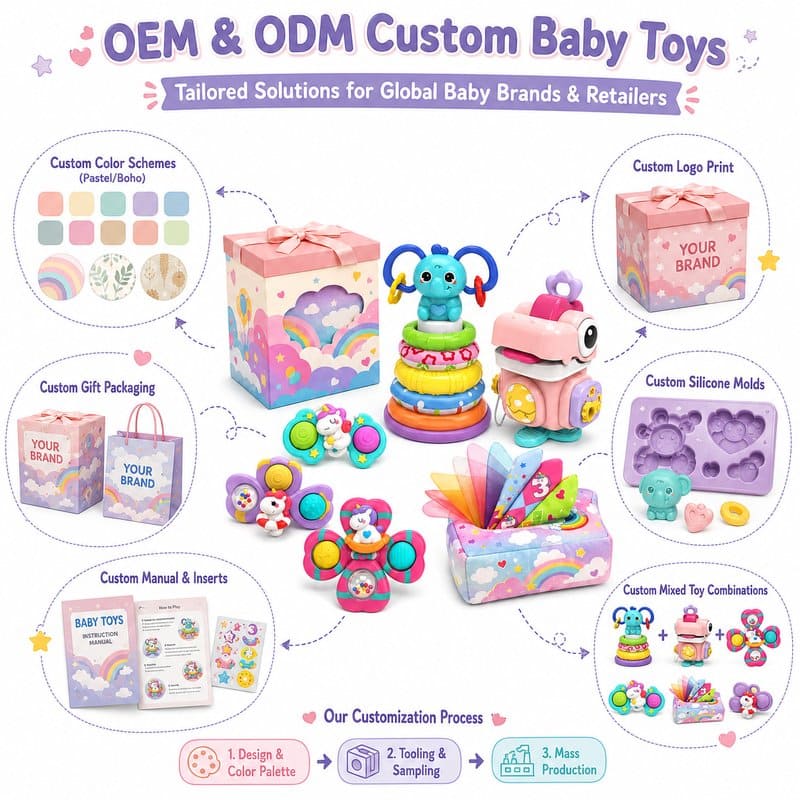 4-in-1 Baby Sensory Gift Set clay and sand material detail