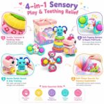 4-in-1 Baby Sensory Gift Set size and dimensions