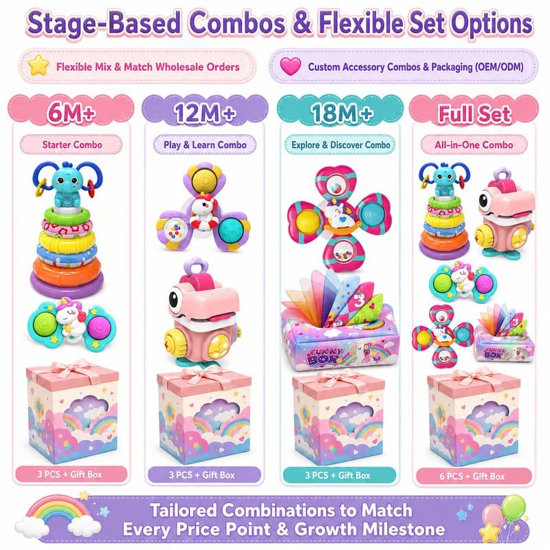 4-in-1 Baby Sensory Gift Set activity feature detail