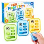 4-in-1 Mini Keyboard Fidget Toy Set front view