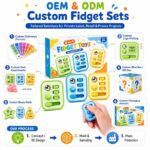 4-in-1 Mini Keyboard Fidget Toy Set clay and sand material detail