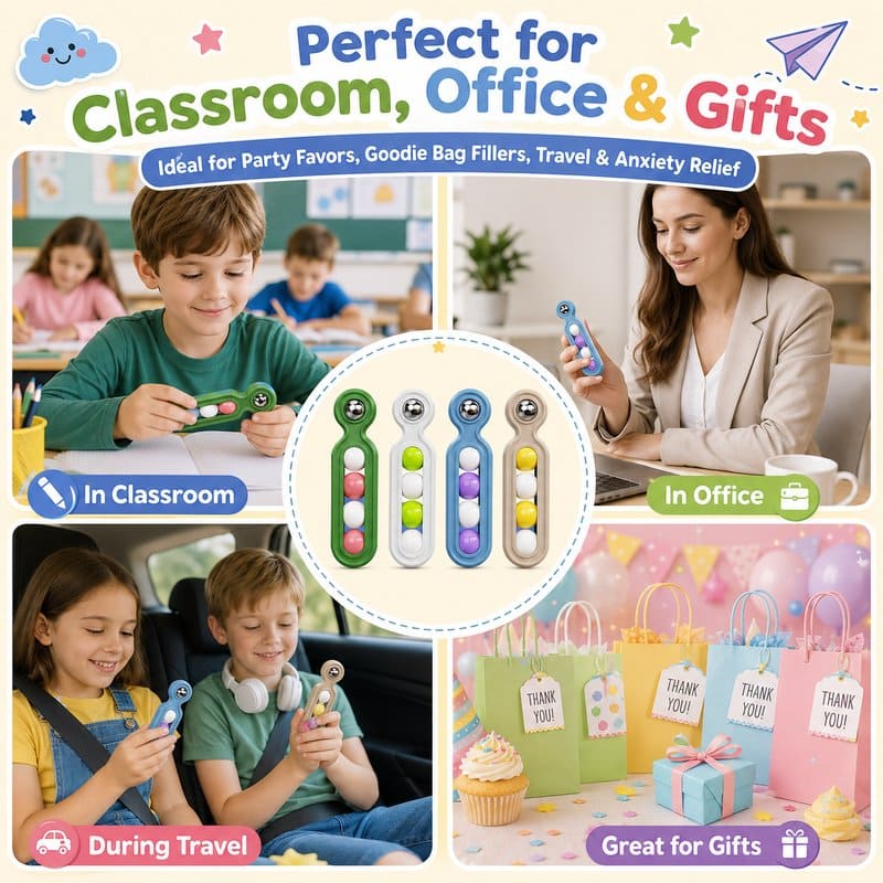 4-Pack Fidget Clicker Toy Set finished project example