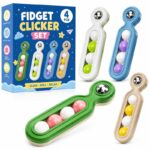 4-Pack Fidget Clicker Toy Set front view