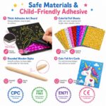 5-Theme Foil Art Party Pack tools and accessories detail