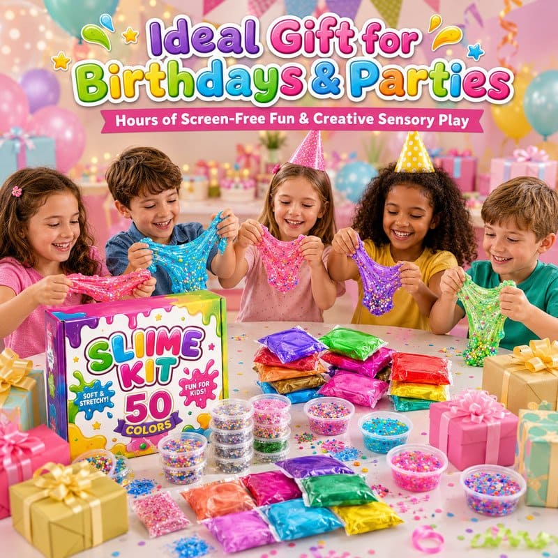 50-Color Slime Kit finished project example