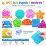 8-in-1 Maze Fidget Toy Set color and texture detail