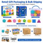 8-in-1 Maze Fidget Toy Set molds and tools detail