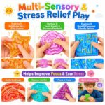 8-in-1 Maze Fidget Toy Set size and dimensions
