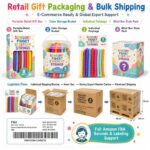8-Pack Stretchy String Sensory Set molds and tools detail