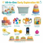 9-in-1 Montessori Sensory Toy Set kit contents view