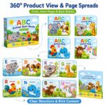 Custom ABC Animal Bath Book 4-Book Set – Waterproof Color Changing cover and page view