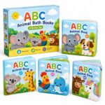 Custom ABC Animal Bath Book 4-Book Set – Waterproof Color Changing front view