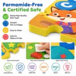 25-Piece ABC Animal EVA Foam Puzzle Set printing detail